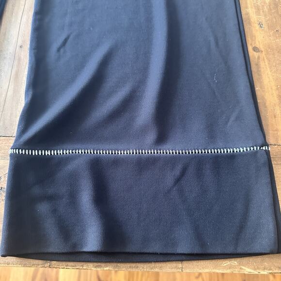 J Jill Black Pointe Wide Leg Pants Size Small Stitching Stretch Pull On - Picture 12 of 13